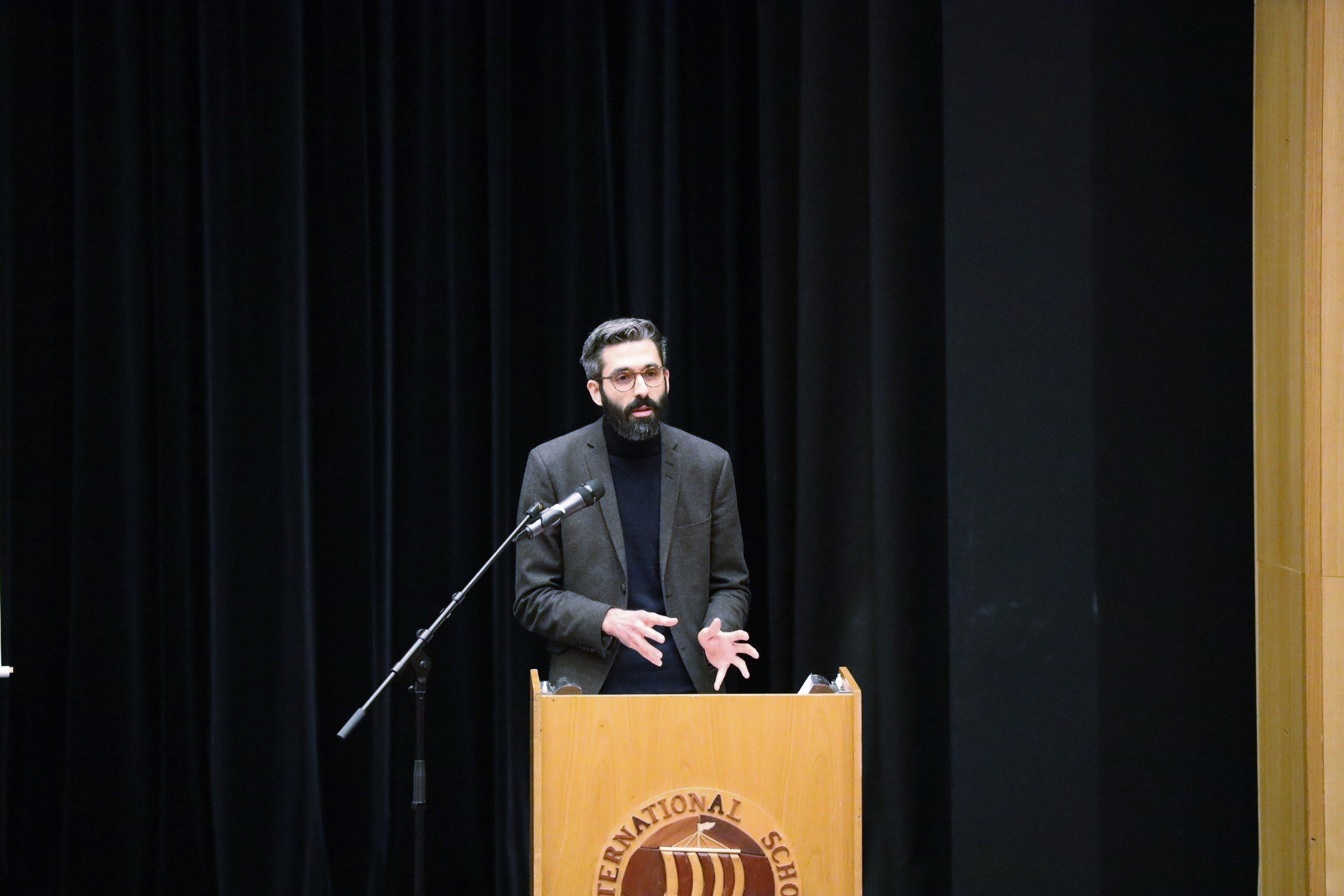 Victor Shammas delivering keynote address